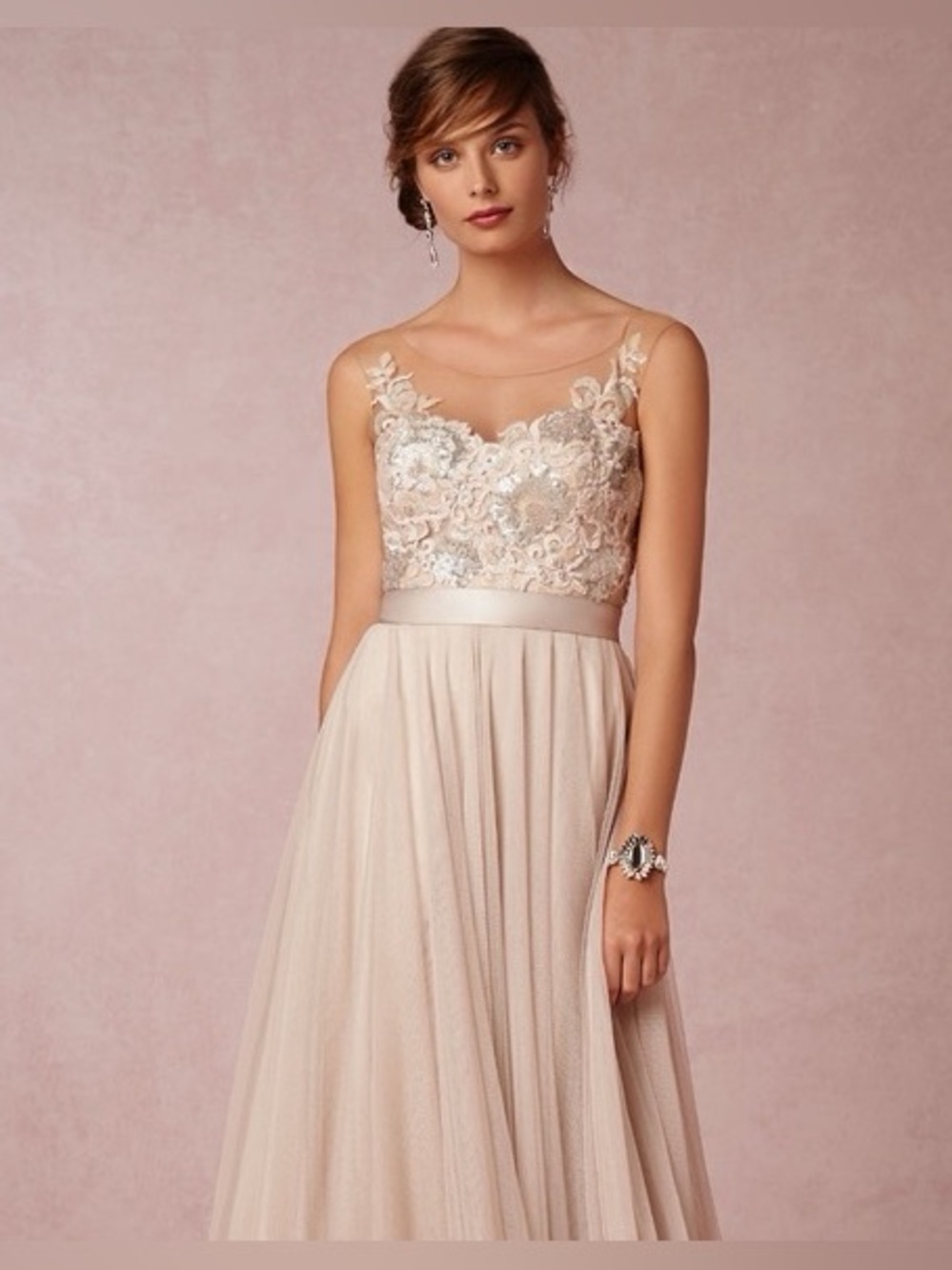 BHLDN Lucca Lace Dress